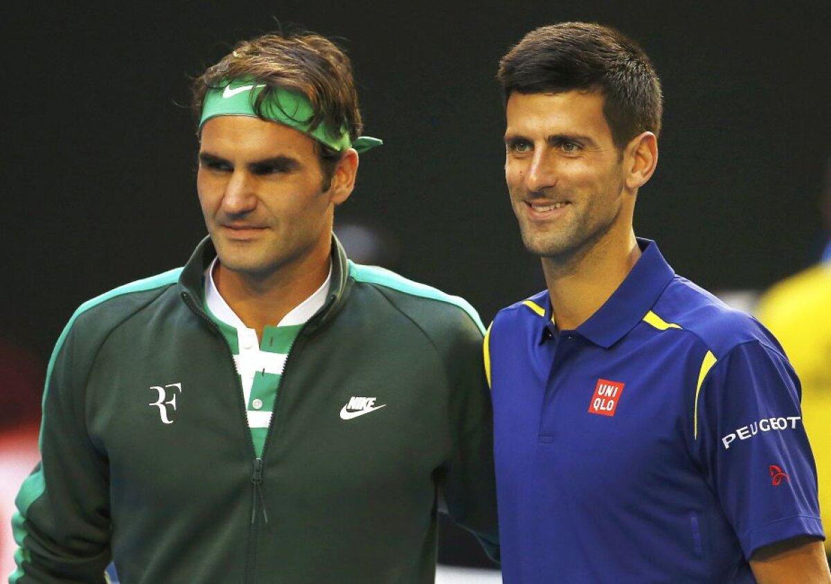 GALERIE FOTO » Djokovici este de neoprit » Nole a trecut în 4 seturi de Federer și este în finala Australian Open