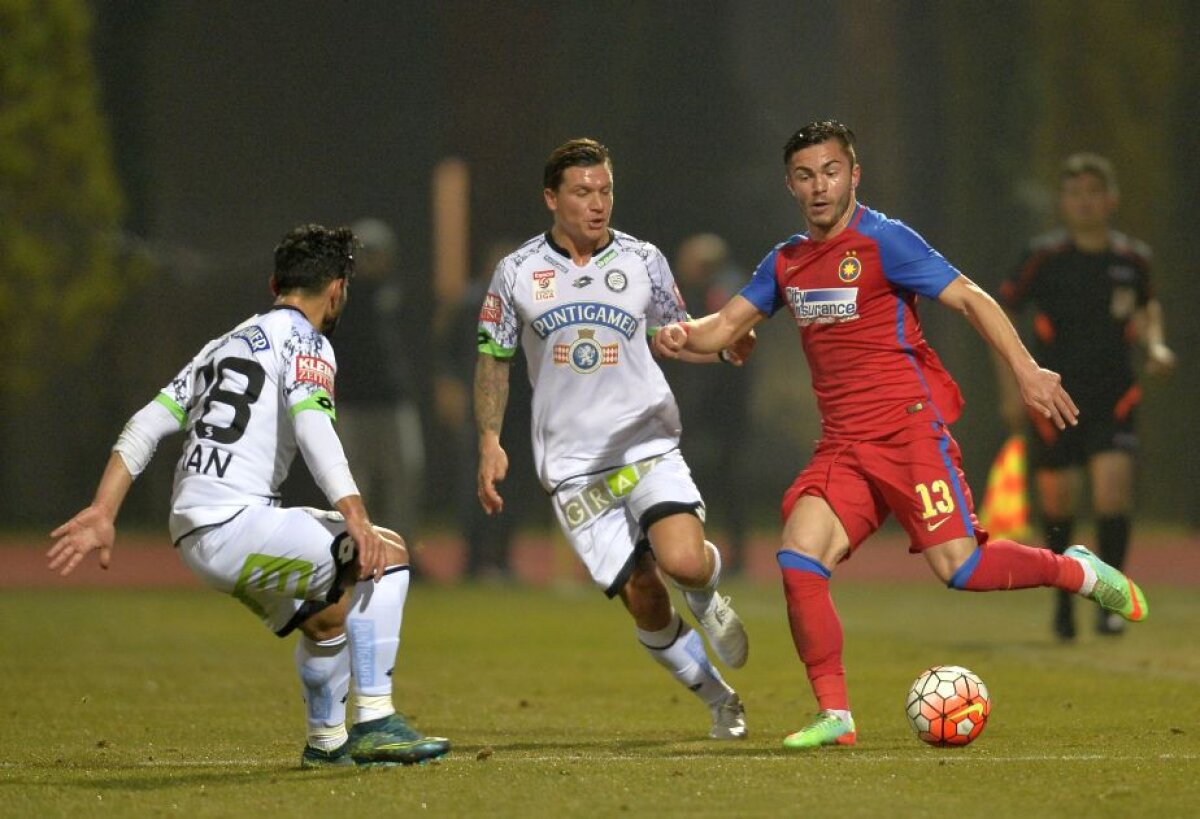 VIDEO+FOTO Steaua trece la limită de Sturm Graz, scor 1-0 » Marica la primul gol în tricoul roș-albastru