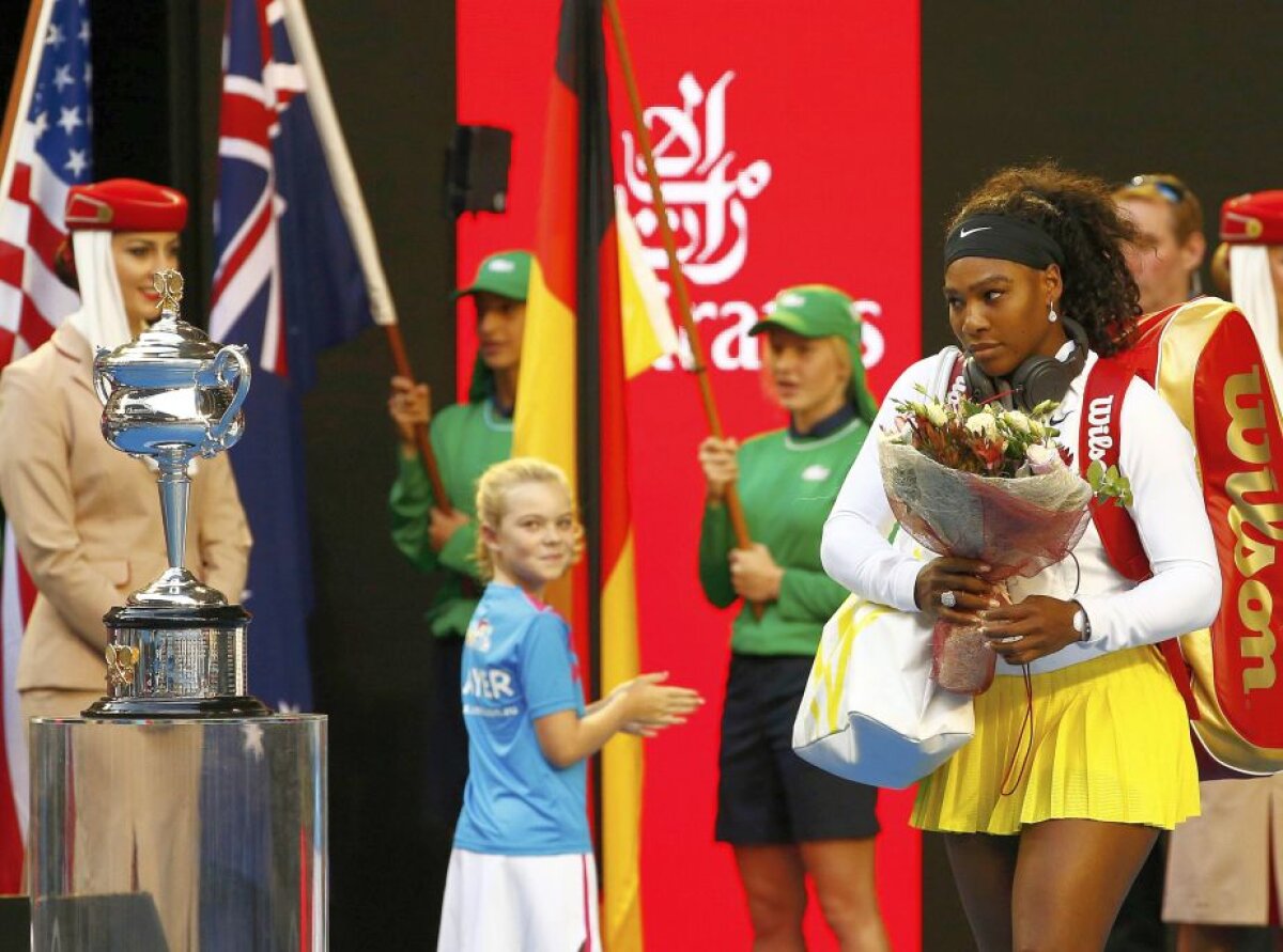 GALERIE FOTO Blocată pe marginea istoriei! Finală senzațională la Melbourne, pierdută de Serena! Cum o afectează pe Halep victoria lui Kerber