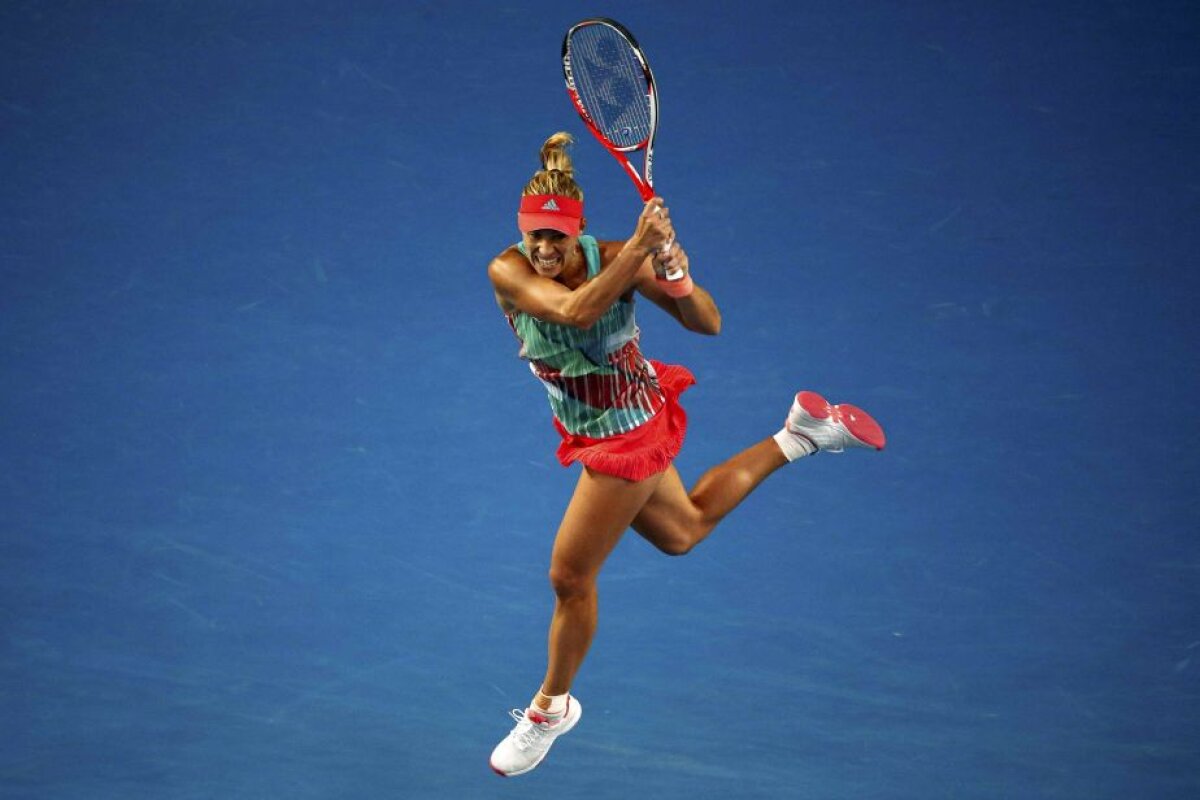 GALERIE FOTO Blocată pe marginea istoriei! Finală senzațională la Melbourne, pierdută de Serena! Cum o afectează pe Halep victoria lui Kerber