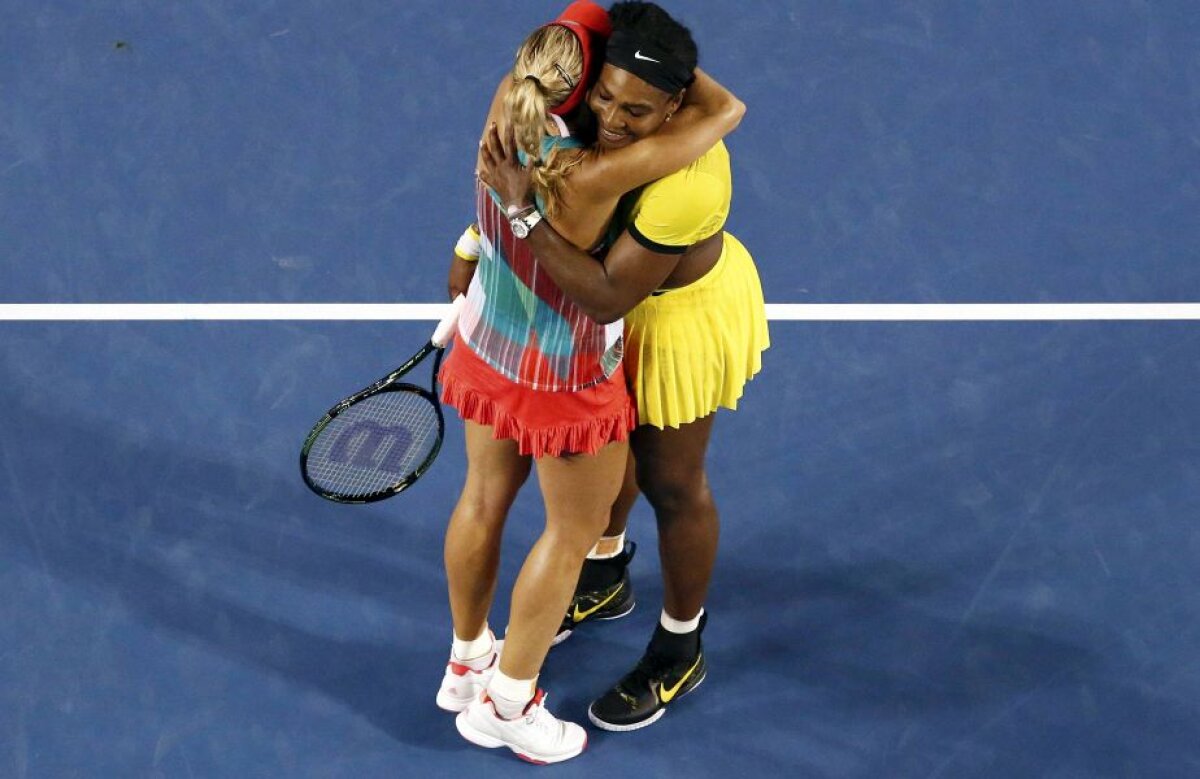 GALERIE FOTO Blocată pe marginea istoriei! Finală senzațională la Melbourne, pierdută de Serena! Cum o afectează pe Halep victoria lui Kerber