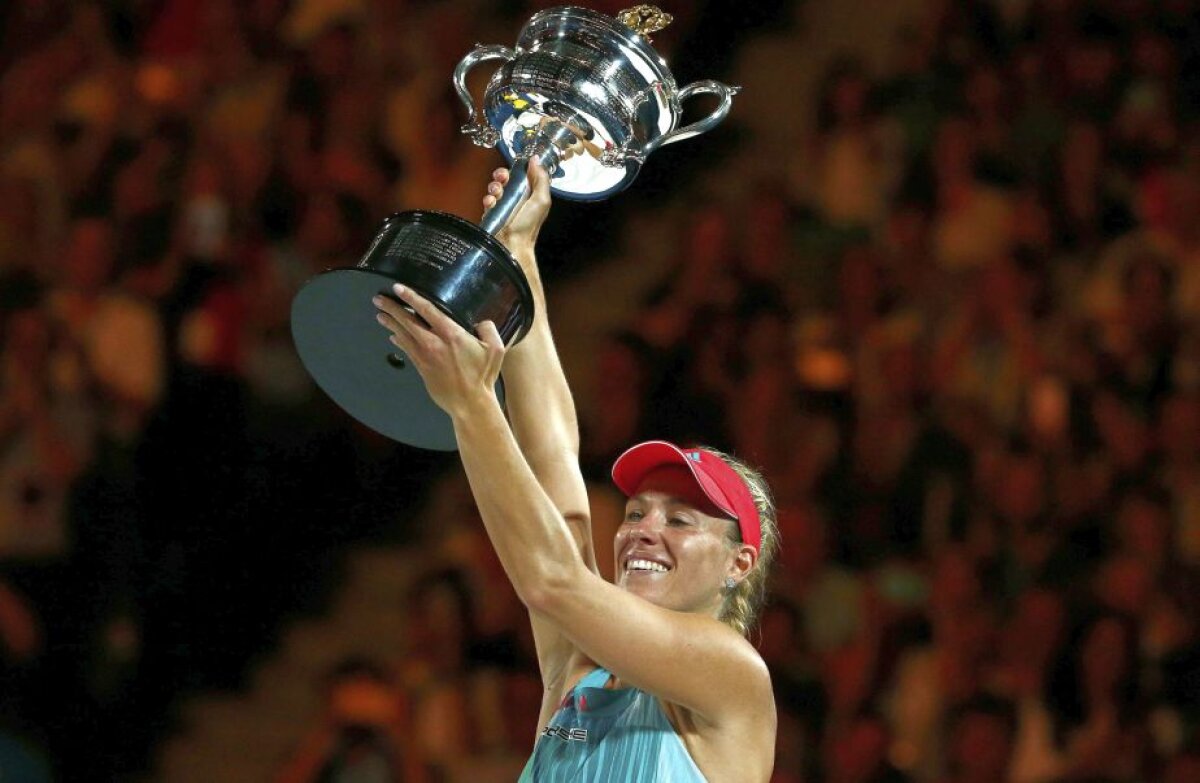 GALERIE FOTO Blocată pe marginea istoriei! Finală senzațională la Melbourne, pierdută de Serena! Cum o afectează pe Halep victoria lui Kerber