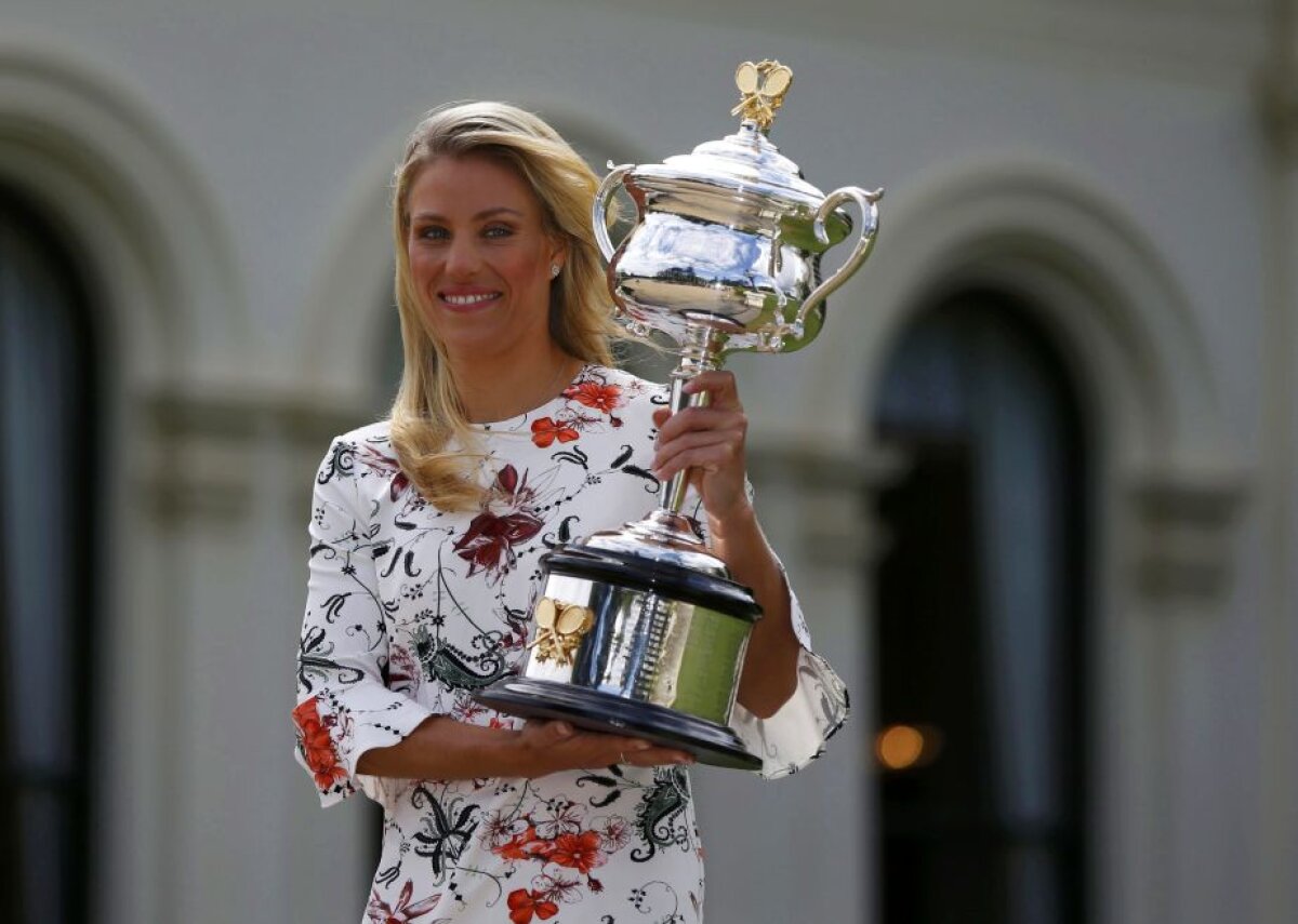 VIDEO + FOTO Kerber s-a ținut de promisiune » Cum a sărbătorit cîștigarea Australian Open