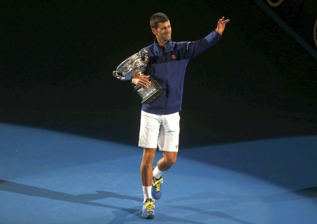 GALERIE FOTO Novak Djokovici și trofeul preferat » Topul celor mai emoționante imagini de la finala Australian Open 