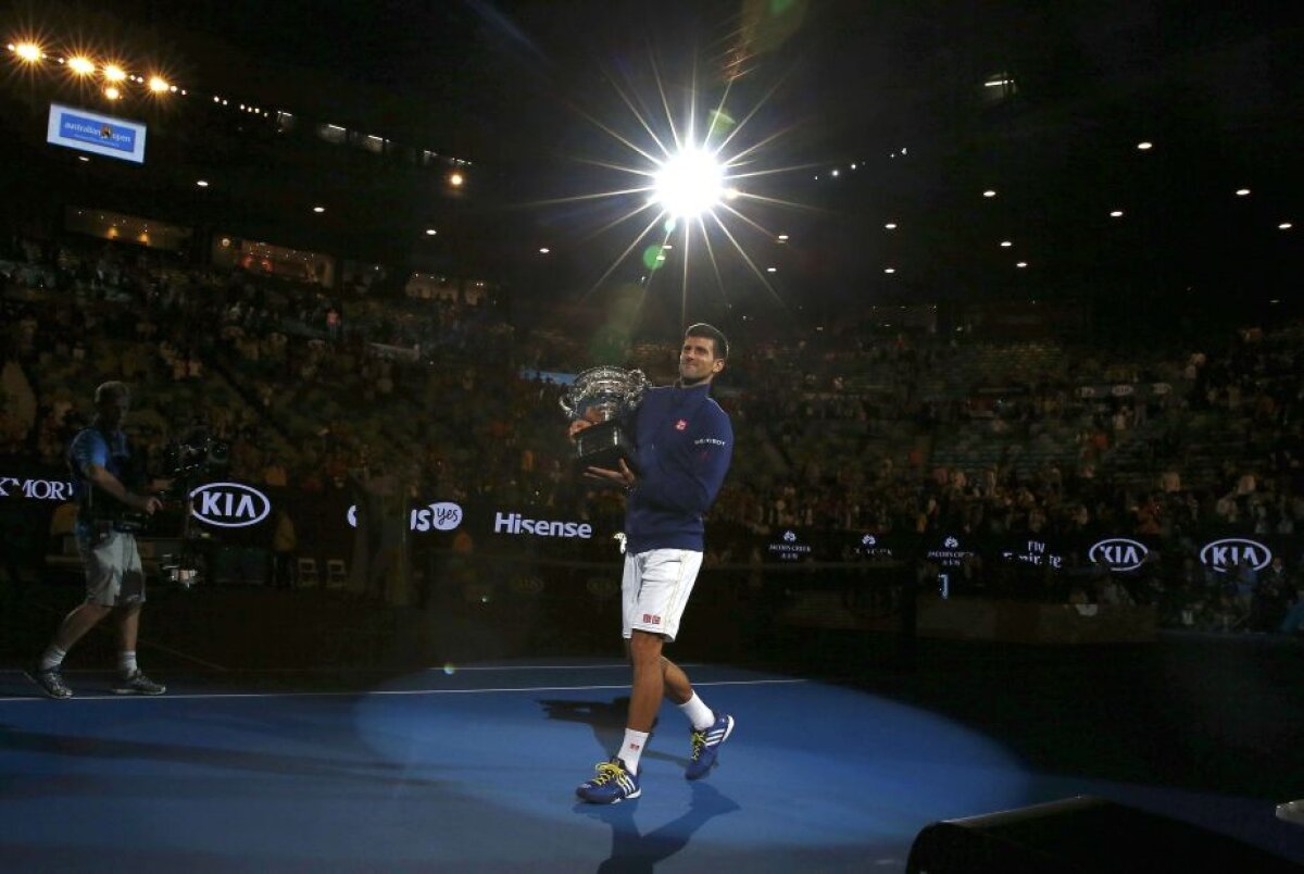 GALERIE FOTO Novak Djokovici și trofeul preferat » Topul celor mai emoționante imagini de la finala Australian Open 