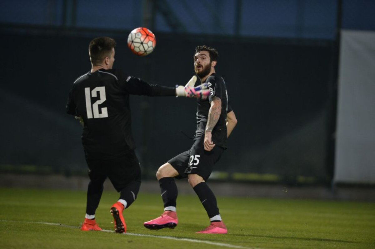 FOTO Perfecţionistul » Un singur "Bravo, copii, bine!" au primit jucătorii Viitorului din partea lui Hagi, după golul victoriei cu Vojvodina