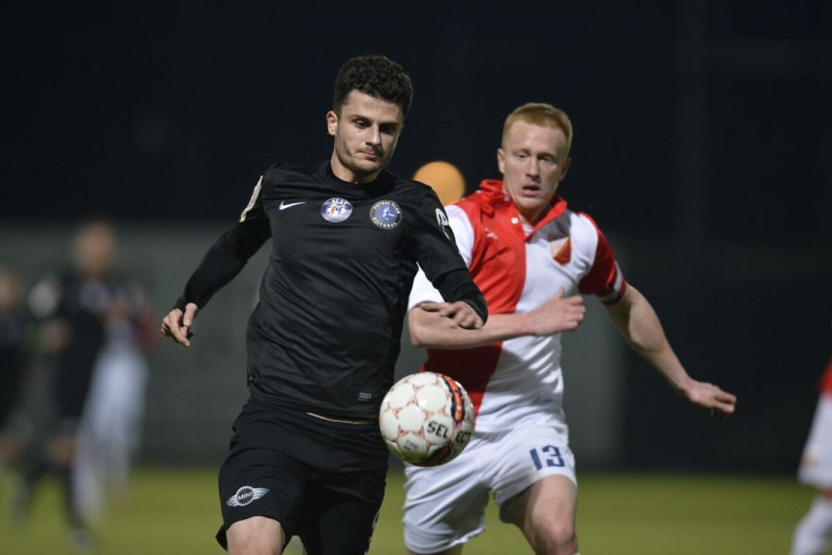 FOTO Perfecţionistul » Un singur "Bravo, copii, bine!" au primit jucătorii Viitorului din partea lui Hagi, după golul victoriei cu Vojvodina