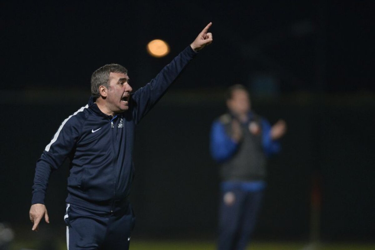 FOTO Perfecţionistul » Un singur "Bravo, copii, bine!" au primit jucătorii Viitorului din partea lui Hagi, după golul victoriei cu Vojvodina