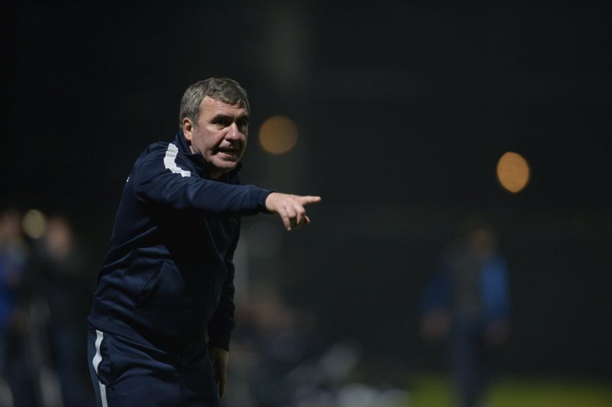 FOTO Perfecţionistul » Un singur "Bravo, copii, bine!" au primit jucătorii Viitorului din partea lui Hagi, după golul victoriei cu Vojvodina