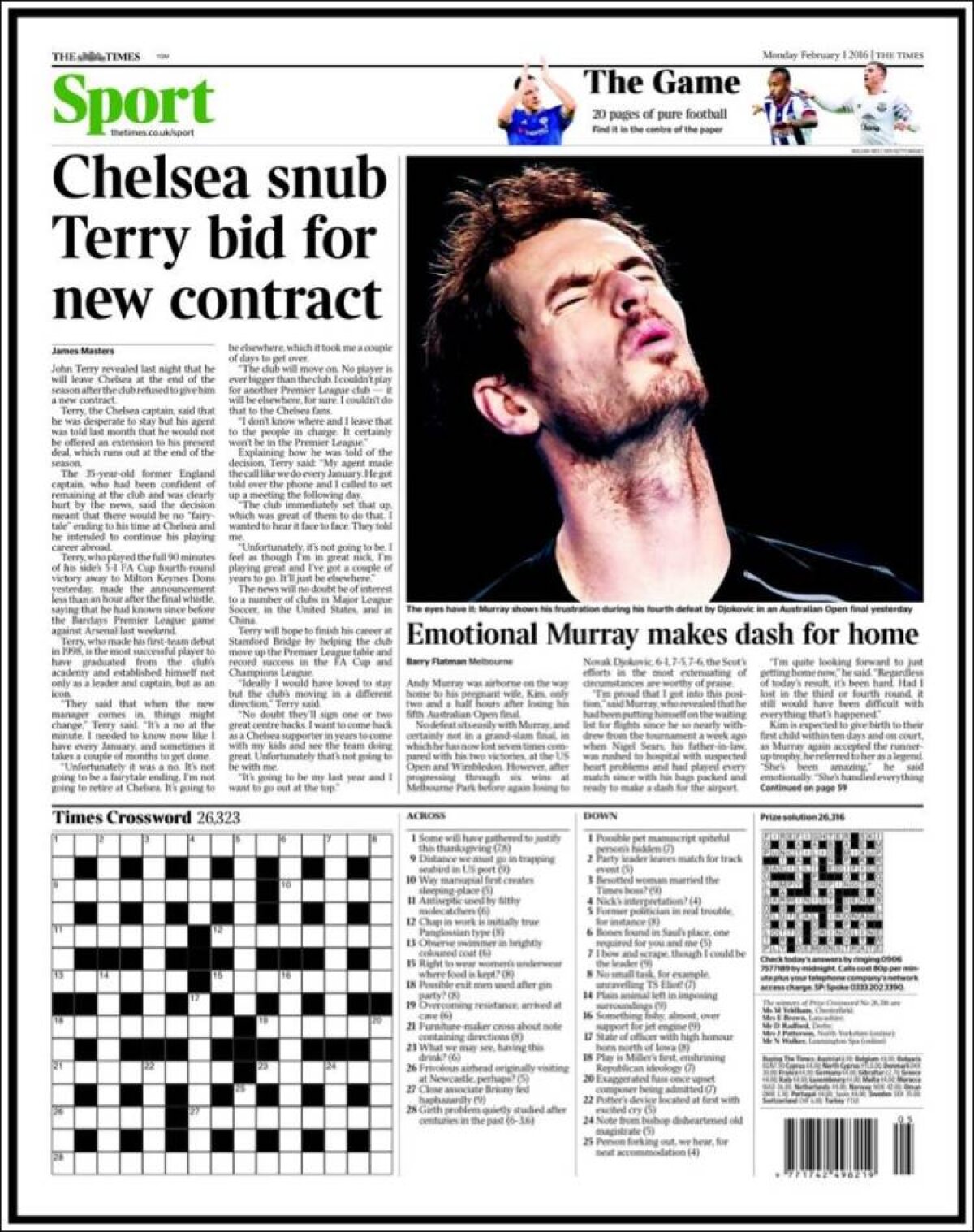 Ce scriu azi ziarele de sport din lume (1 februarie 2016)