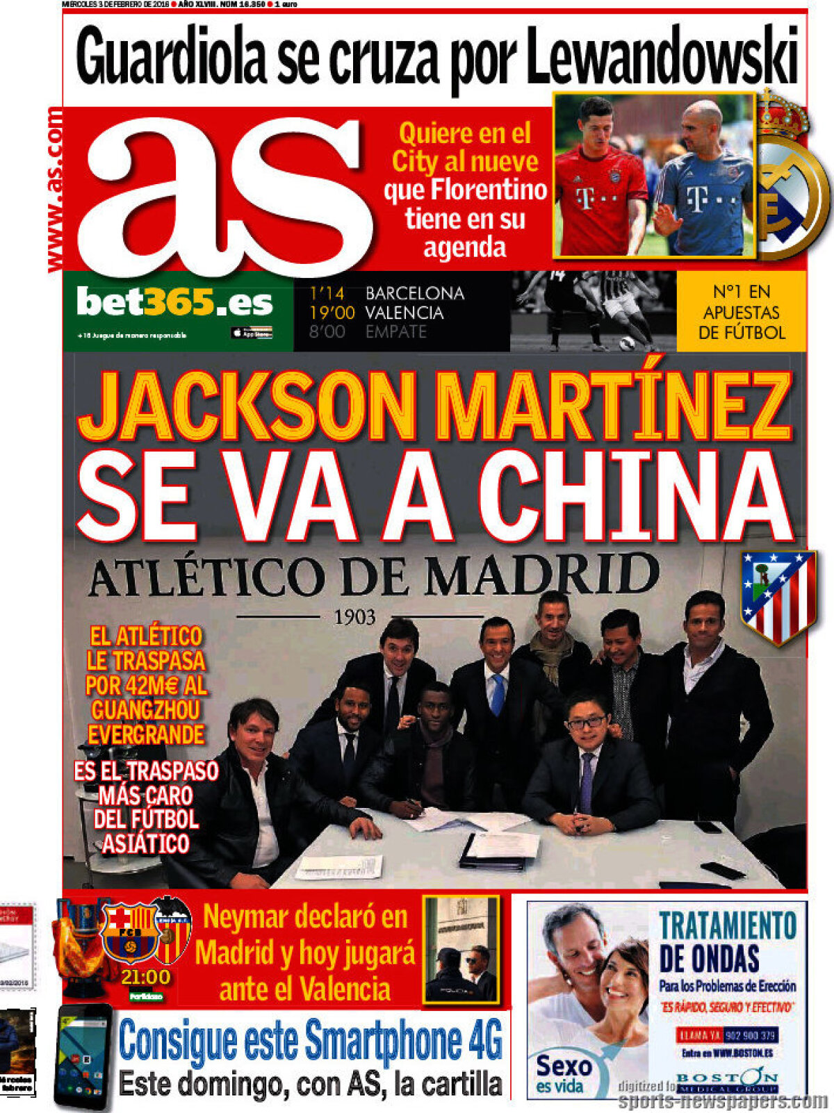 Ce scriu azi ziarele de sport din lume (3 februarie 2016)