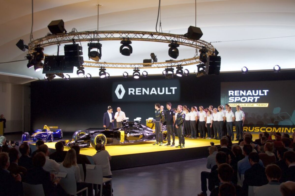 GALERIE FOTO Renault revine în Formula 1 » Cum va arăta noul monopost și care vor fi piloții echipei