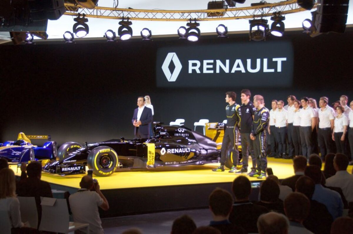 GALERIE FOTO Renault revine în Formula 1 » Cum va arăta noul monopost și care vor fi piloții echipei