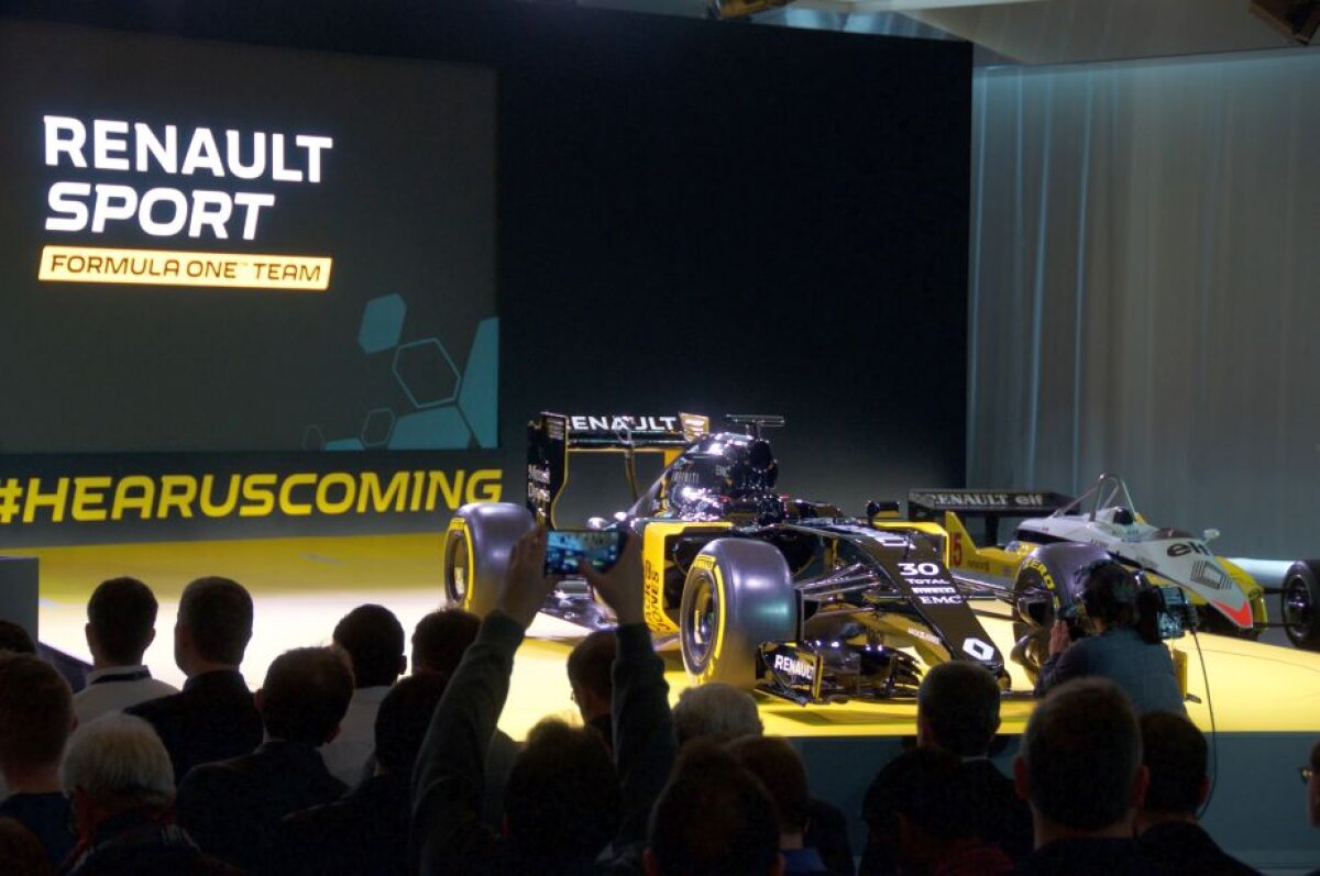GALERIE FOTO Renault revine în Formula 1 » Cum va arăta noul monopost și care vor fi piloții echipei