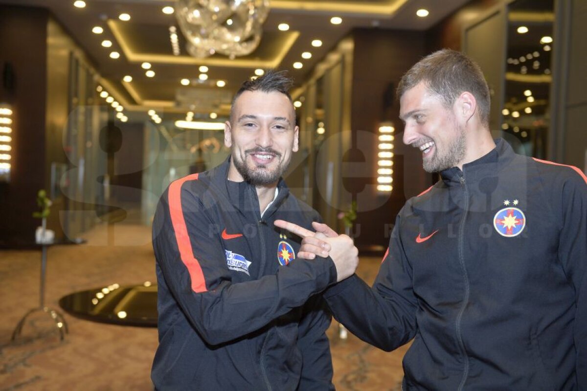 GALERIE FOTO Tamaș și Gebhart au fost prezentați la Steaua » Fundașul a făcut introducerile oficiale:  "Eu sînt Bad Boy 1 și el e Bad Boy 2"