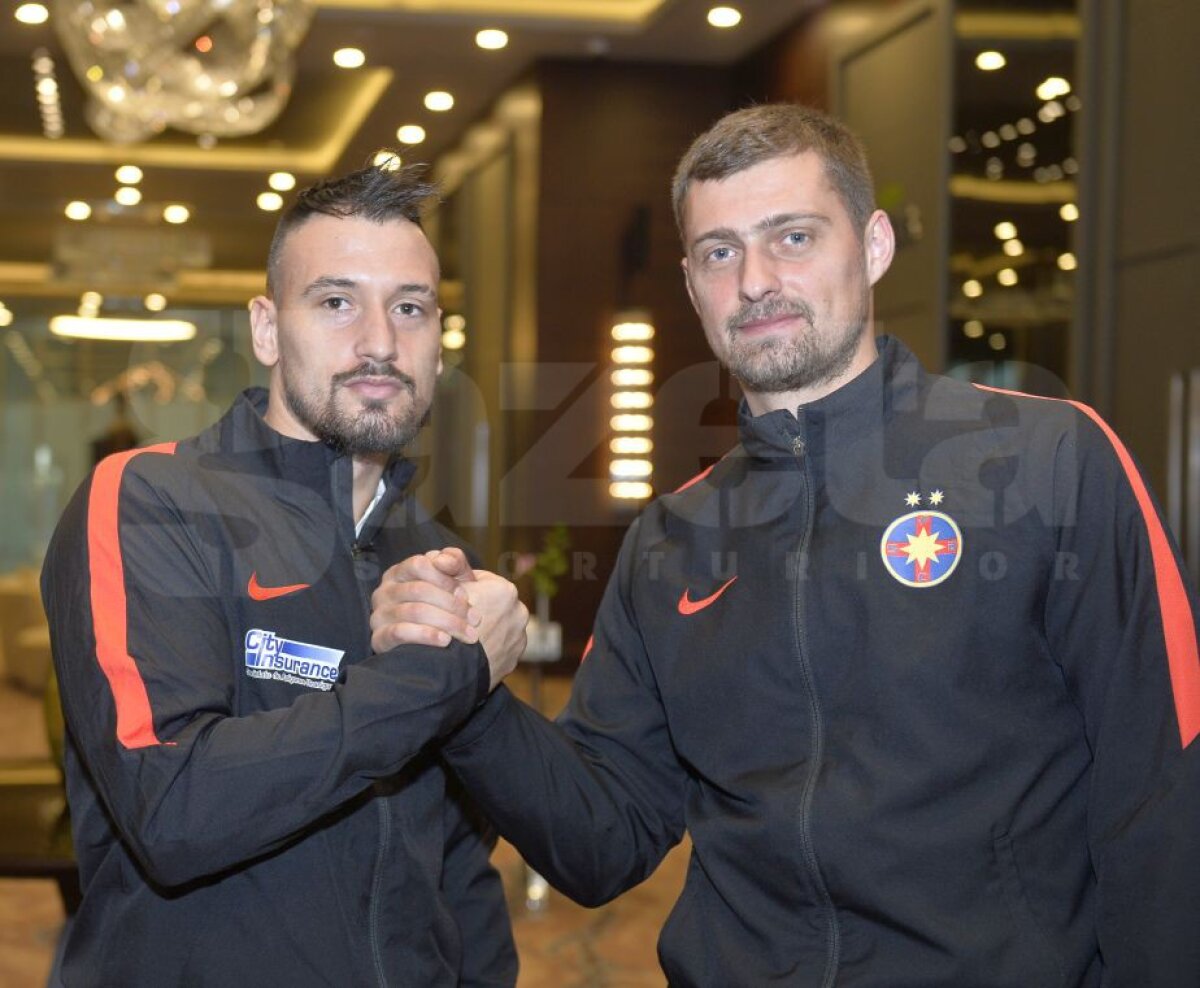 GALERIE FOTO Tamaș și Gebhart au fost prezentați la Steaua » Fundașul a făcut introducerile oficiale:  "Eu sînt Bad Boy 1 și el e Bad Boy 2"