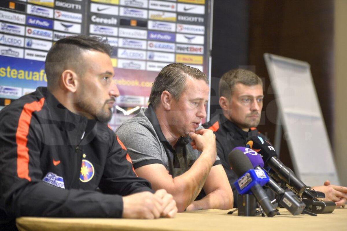 GALERIE FOTO Tamaș și Gebhart au fost prezentați la Steaua » Fundașul a făcut introducerile oficiale:  "Eu sînt Bad Boy 1 și el e Bad Boy 2"