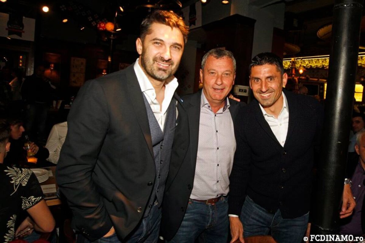 FOTO Gloriile dinamoviste și jucătorii "cîinilor" au luat masa împreună » Negoiță, discuție aprinsă cu Mihalcea