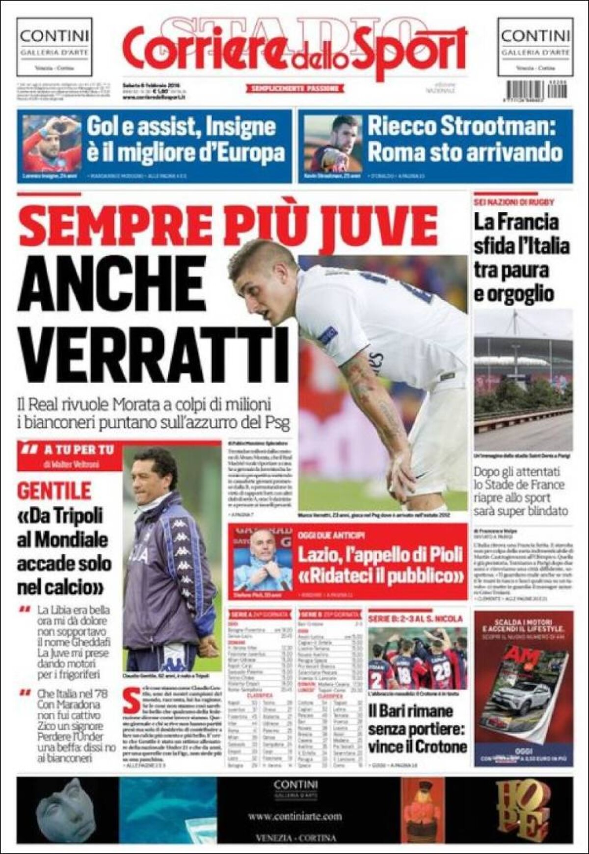 Ce scriu azi ziarele de sport din lume (6 februarie 2016)