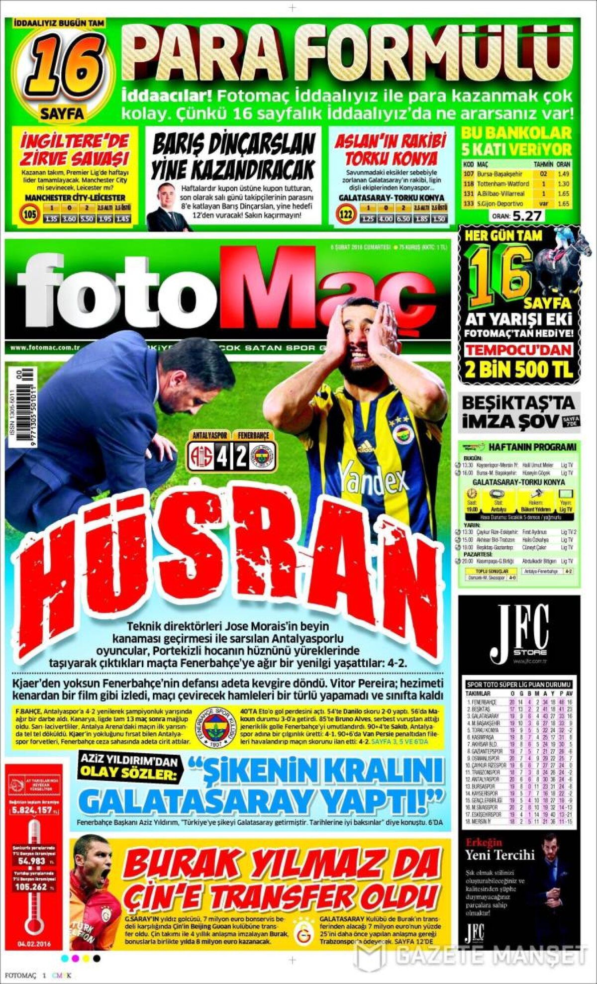 Ce scriu azi ziarele de sport din lume (6 februarie 2016)