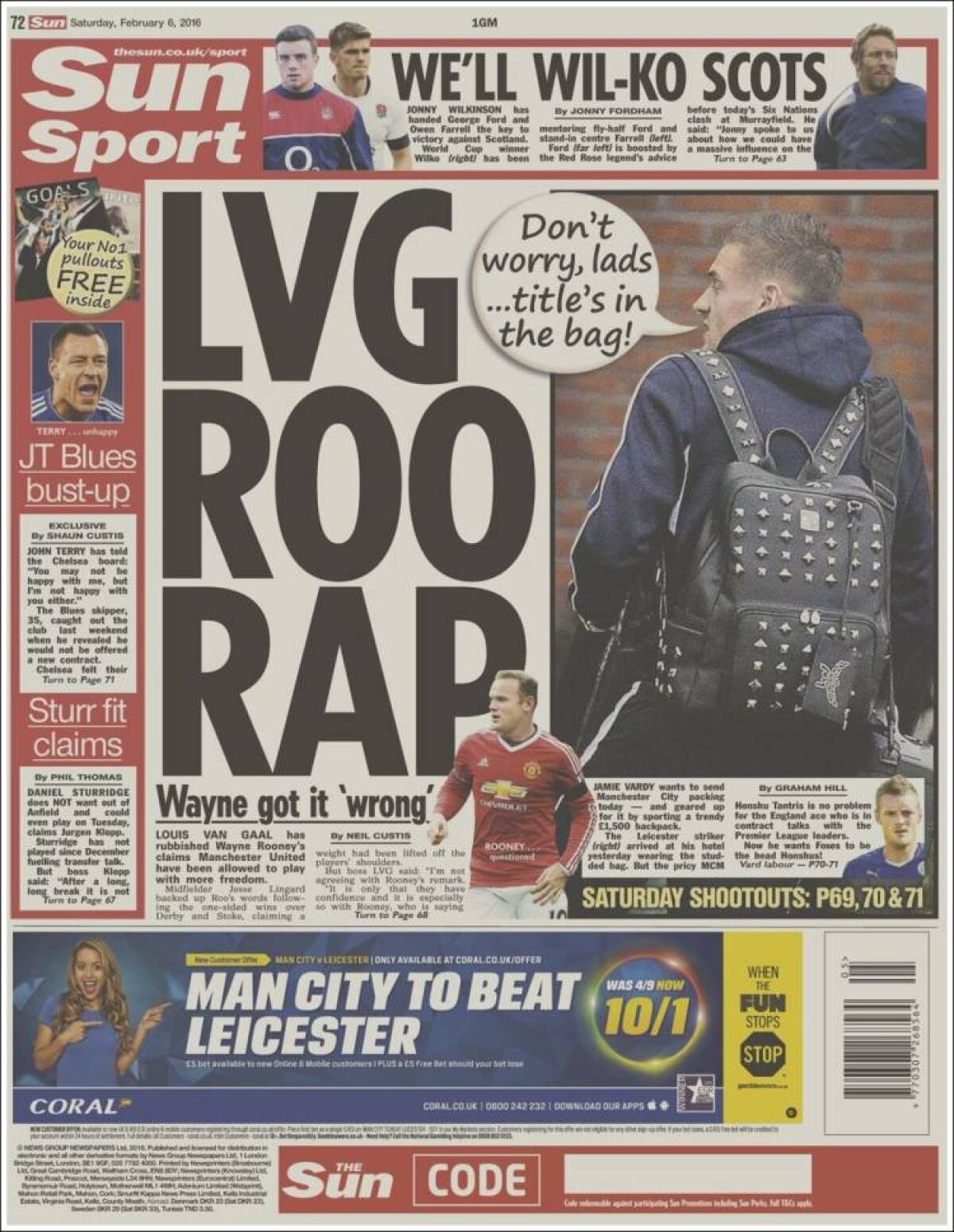 Ce scriu azi ziarele de sport din lume (6 februarie 2016)