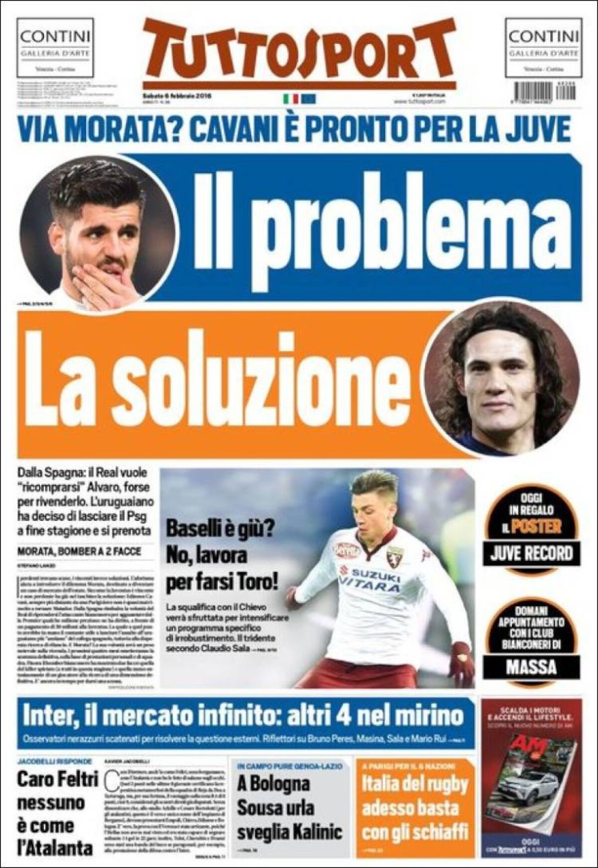 Ce scriu azi ziarele de sport din lume (6 februarie 2016)