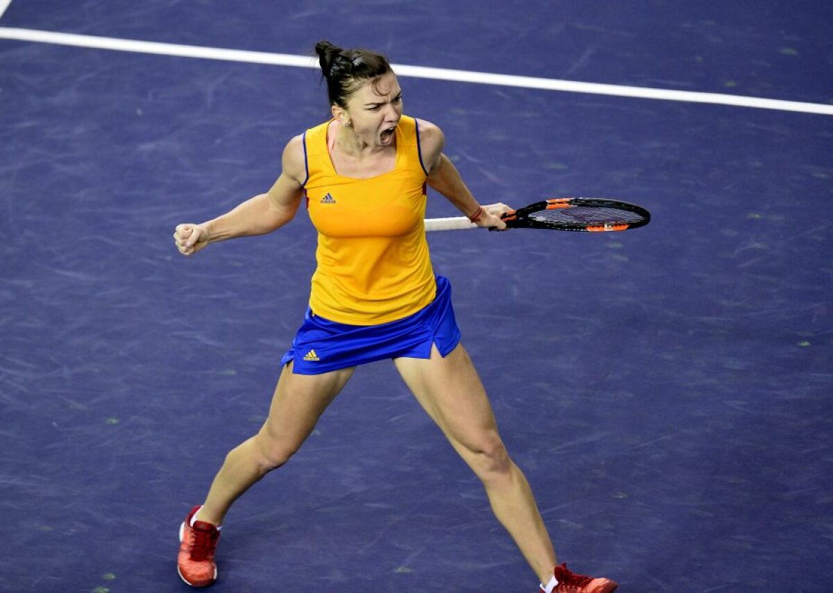 FOTO + VIDEO România - Cehia 1-1» Victorie URIAȘĂ pentru Monica Niculescu, după ce Halep pierduse primul meci al zilei