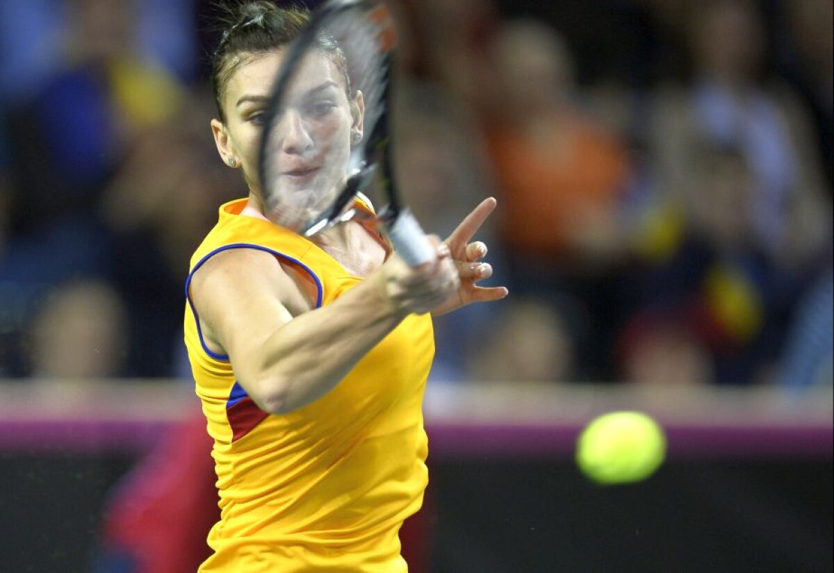 FOTO + VIDEO România - Cehia 1-1» Victorie URIAȘĂ pentru Monica Niculescu, după ce Halep pierduse primul meci al zilei
