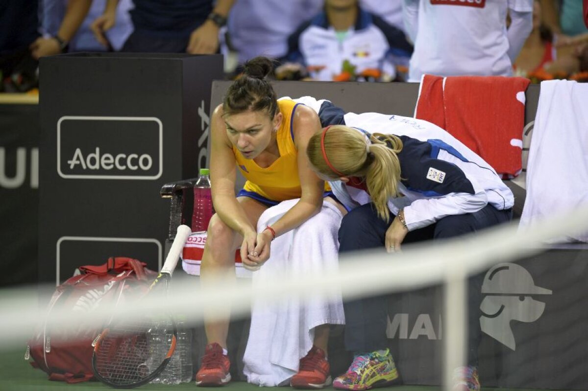 FOTO + VIDEO România - Cehia 1-1» Victorie URIAȘĂ pentru Monica Niculescu, după ce Halep pierduse primul meci al zilei