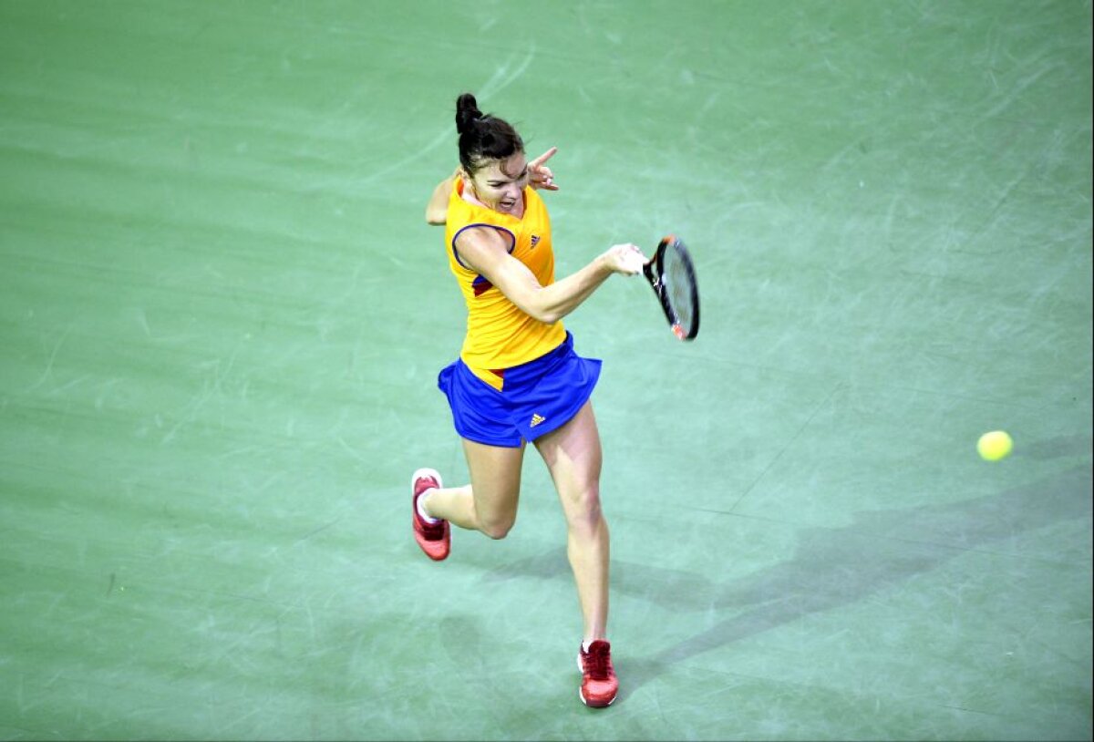 FOTO + VIDEO România - Cehia 1-1» Victorie URIAȘĂ pentru Monica Niculescu, după ce Halep pierduse primul meci al zilei