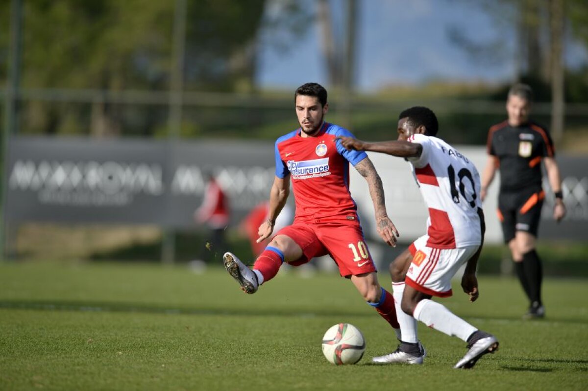 FOTO + VIDEO » Steaua - AS Trencin 0-1 » Formația roș-albastră pierde ultimul amical din Turcia