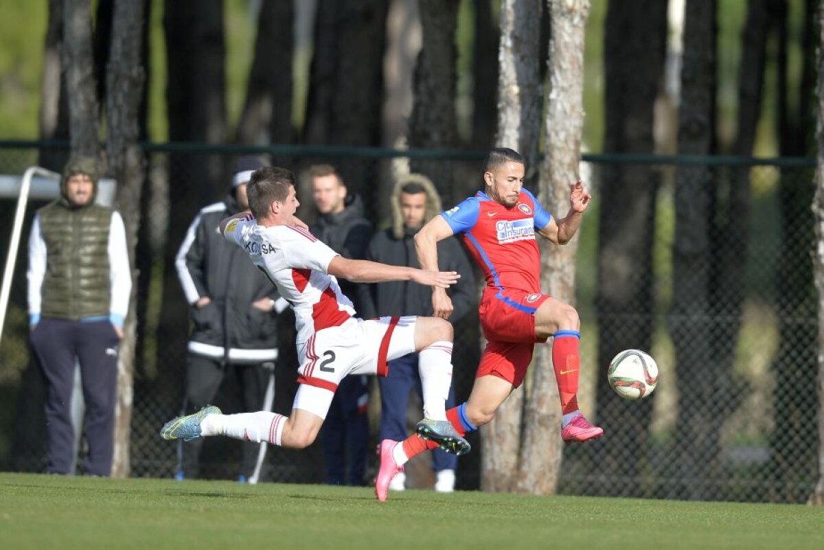 FOTO + VIDEO » Steaua - AS Trencin 0-1 » Formația roș-albastră pierde ultimul amical din Turcia