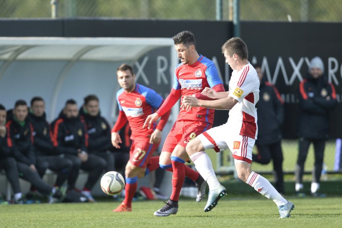 FOTO + VIDEO » Steaua - AS Trencin 0-1 » Formația roș-albastră pierde ultimul amical din Turcia