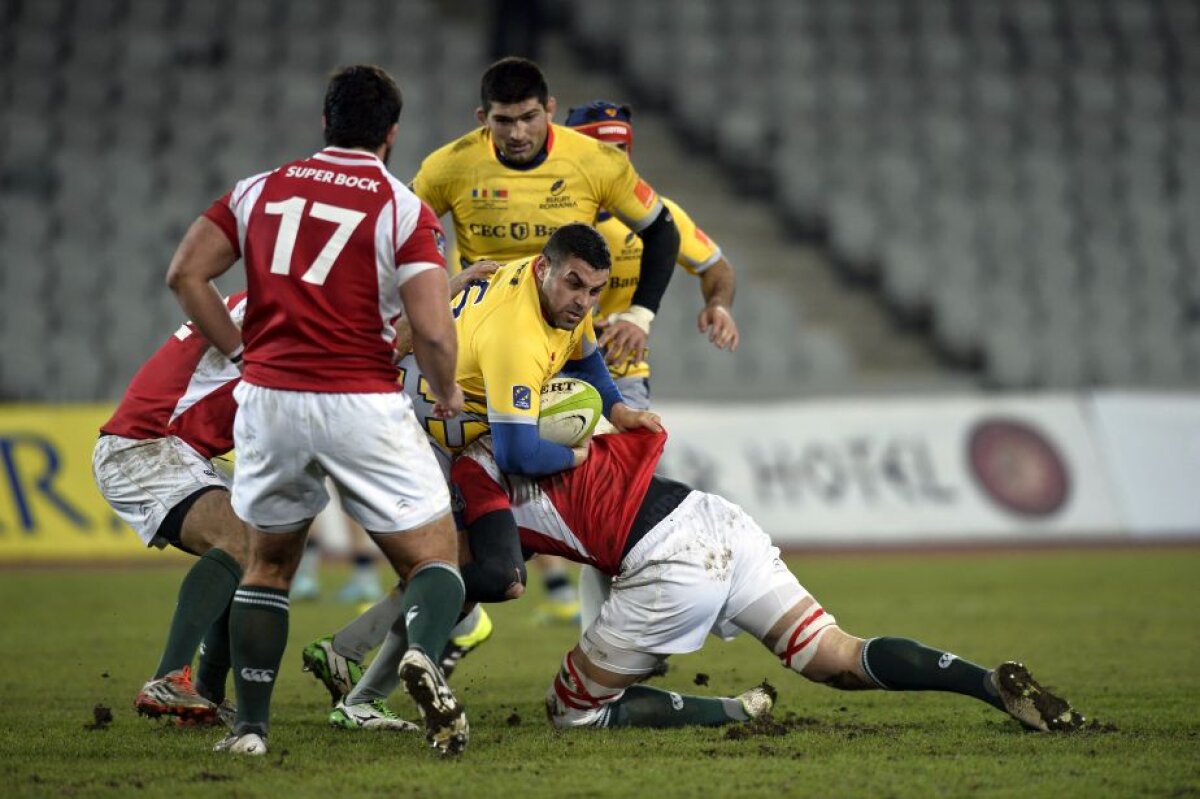 GALERIE FOTO Victorie pentru naționala României de rugby la debutul în Cupa Europeană a Națiunilor, scor 39-14 cu Portugalia