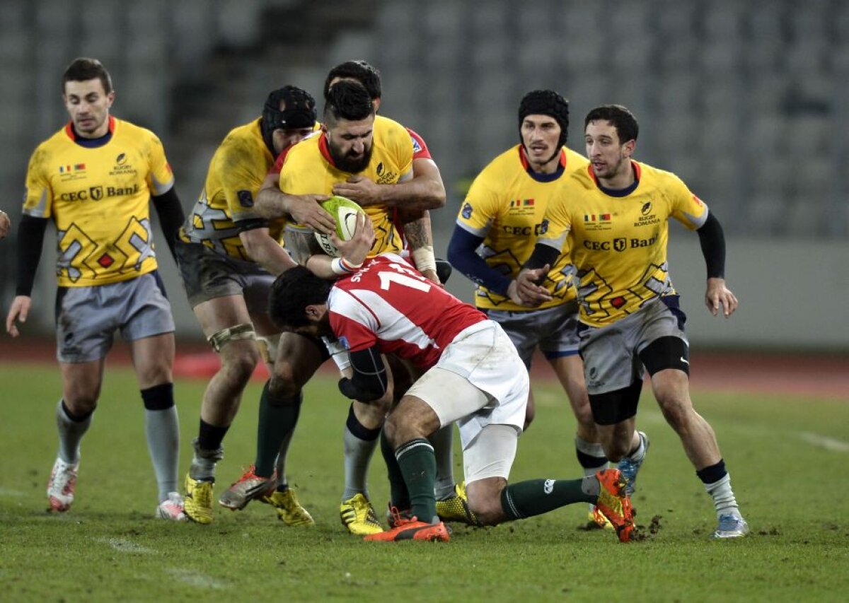 GALERIE FOTO Victorie pentru naționala României de rugby la debutul în Cupa Europeană a Națiunilor, scor 39-14 cu Portugalia