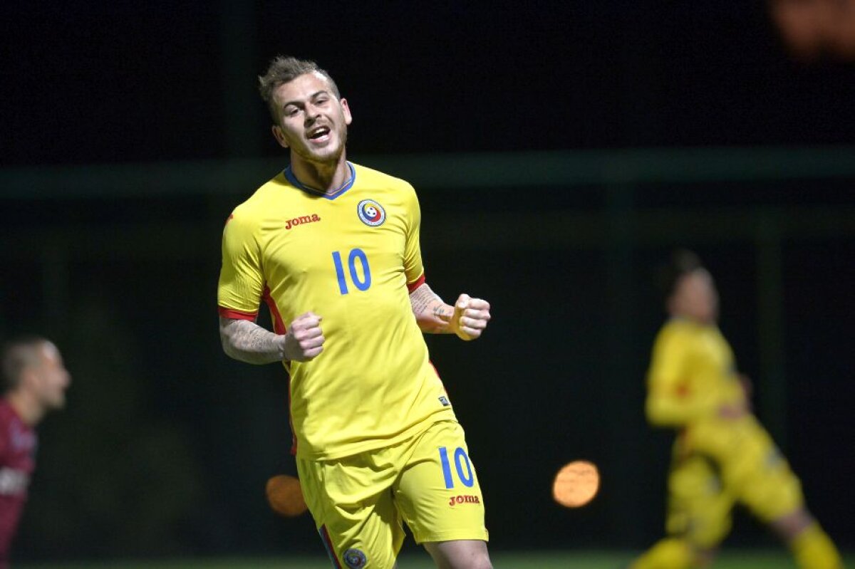 VIDEO+FOTO Golgheterul Ligii 1 a adus victoria României în meciul cu Beroe Stara Zagora, 2-1 » Naționala și Steaua se întorc azi în țară cu același avion