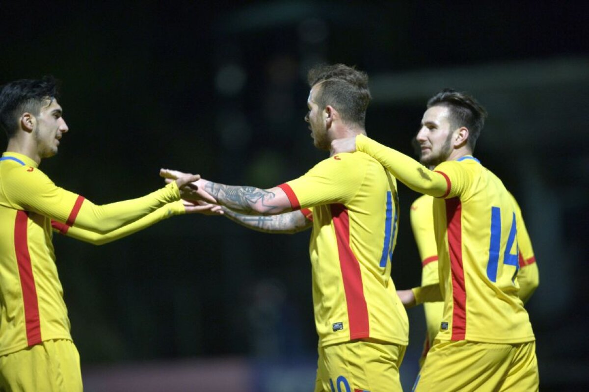 VIDEO+FOTO Golgheterul Ligii 1 a adus victoria României în meciul cu Beroe Stara Zagora, 2-1 » Naționala și Steaua se întorc azi în țară cu același avion