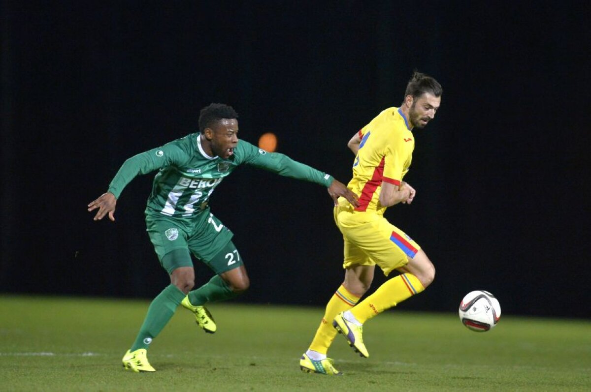 VIDEO+FOTO Golgheterul Ligii 1 a adus victoria României în meciul cu Beroe Stara Zagora, 2-1 » Naționala și Steaua se întorc azi în țară cu același avion
