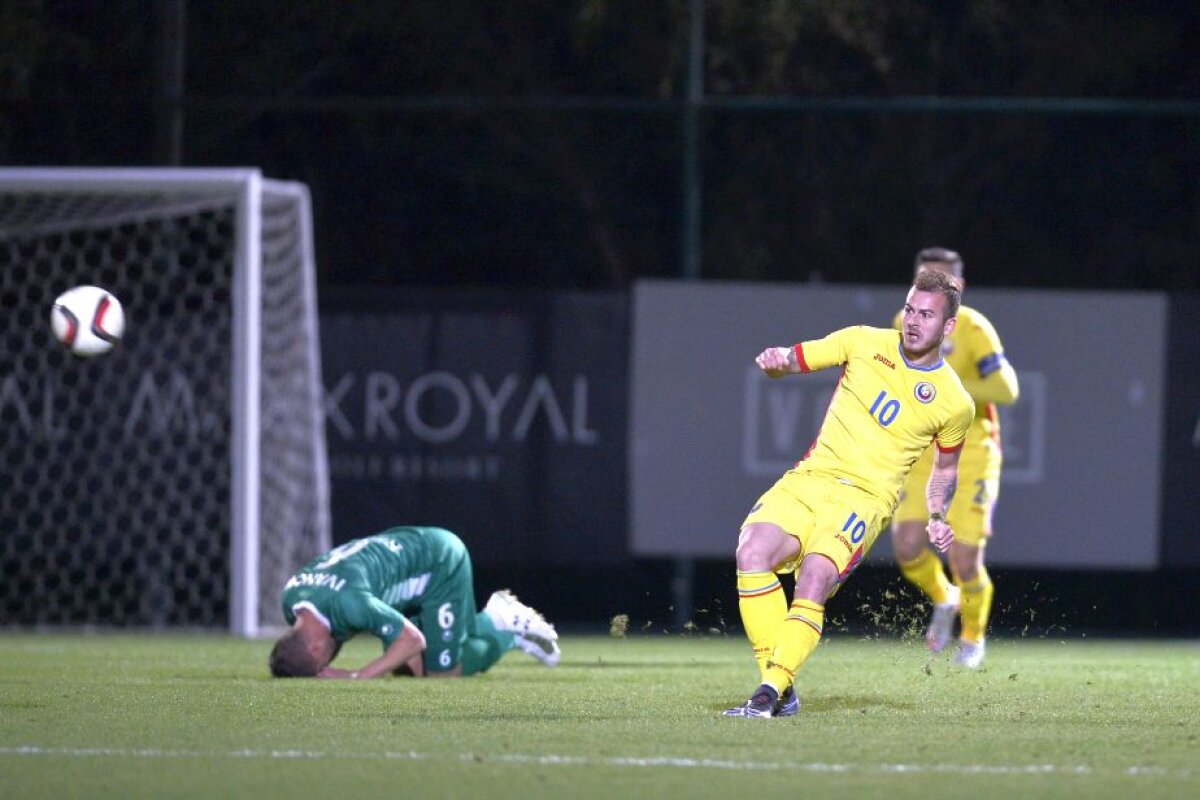 VIDEO+FOTO Golgheterul Ligii 1 a adus victoria României în meciul cu Beroe Stara Zagora, 2-1 » Naționala și Steaua se întorc azi în țară cu același avion