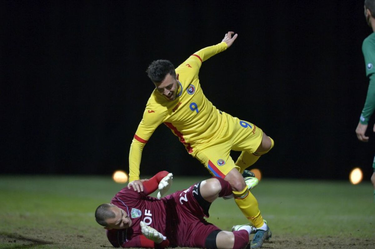 VIDEO+FOTO Golgheterul Ligii 1 a adus victoria României în meciul cu Beroe Stara Zagora, 2-1 » Naționala și Steaua se întorc azi în țară cu același avion