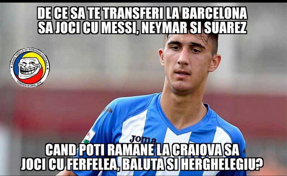 GALERIE FOTO Transferurile eșuate ale iernii în Liga 1 au produs cele mai tari poante pe net! O colecție cu cele mai haioase