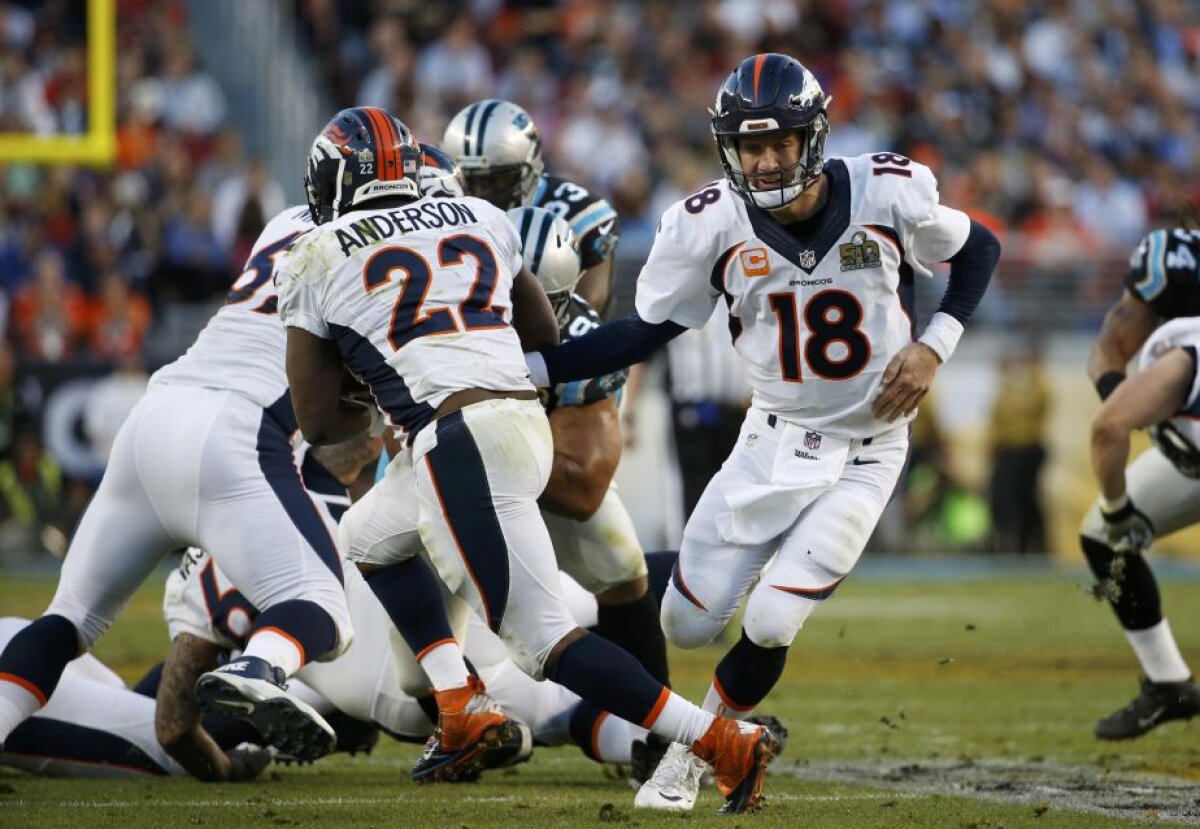 Super Bowl 50: Supriză totală! Denver Broncos a învins-o pe Carolina Panthers. Peyton Manning a bătut două recorduri