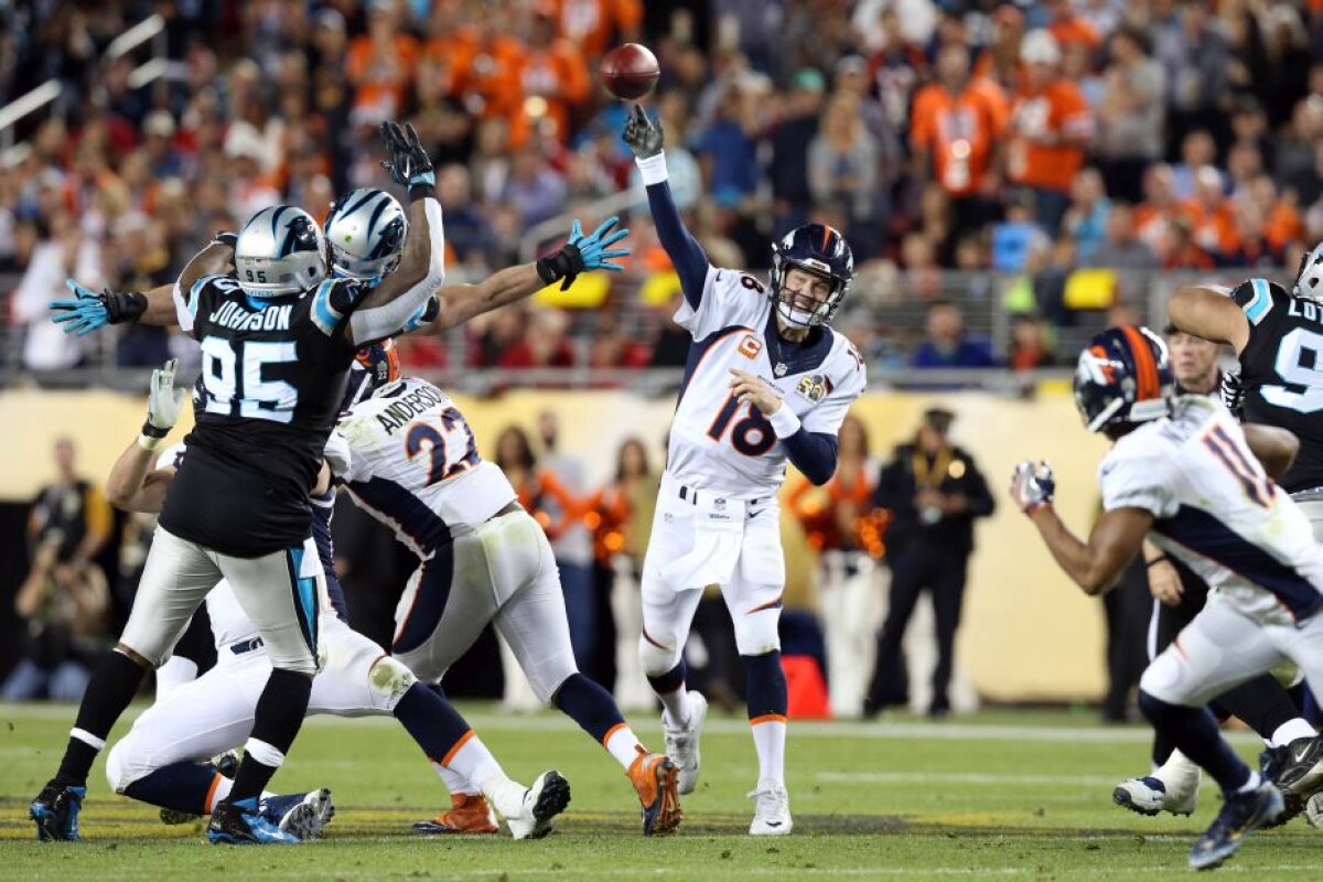 Super Bowl 50: Supriză totală! Denver Broncos a învins-o pe Carolina Panthers. Peyton Manning a bătut două recorduri