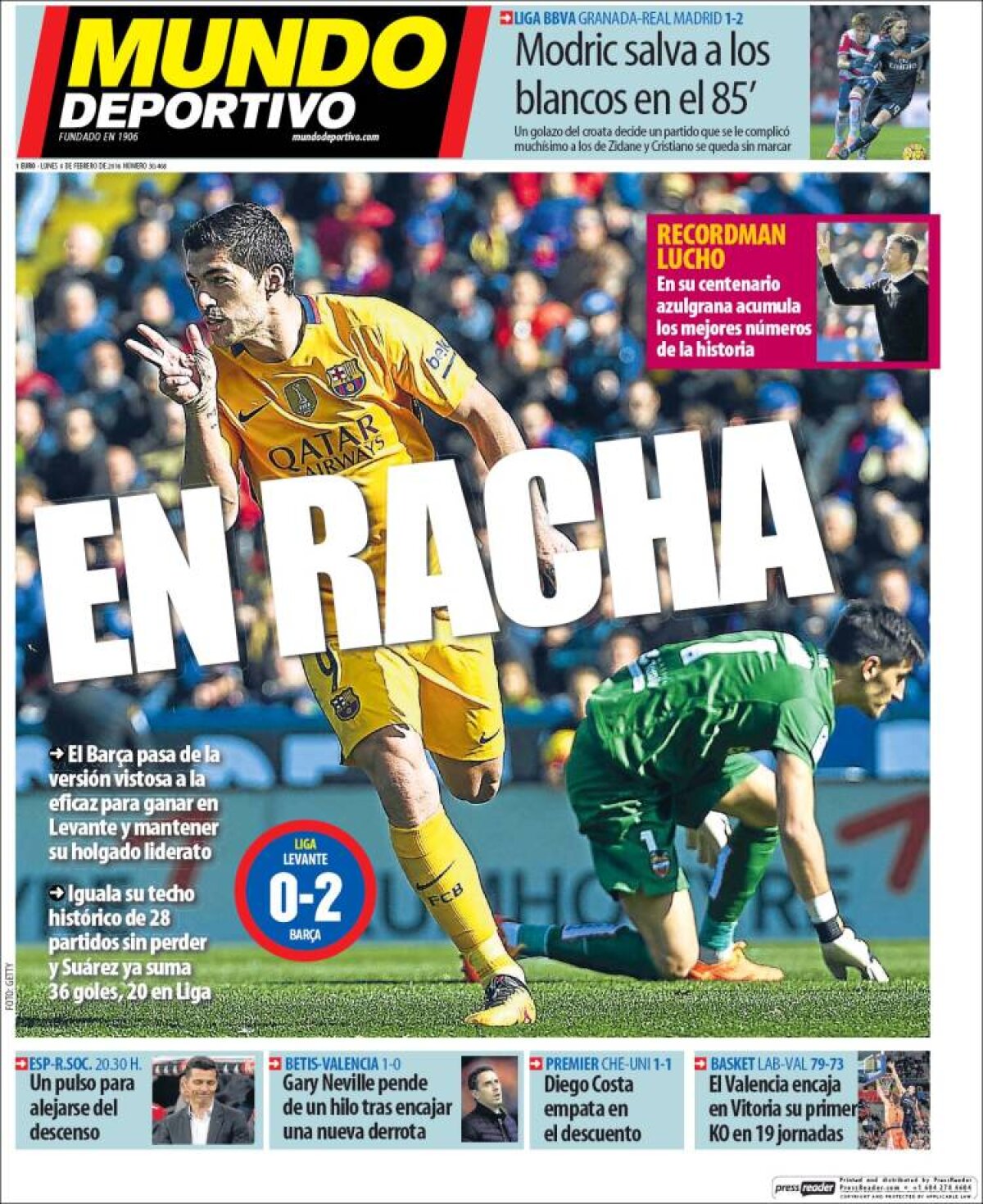 Ce scriu azi ziarele de sport din lume (8 februarie 2016)