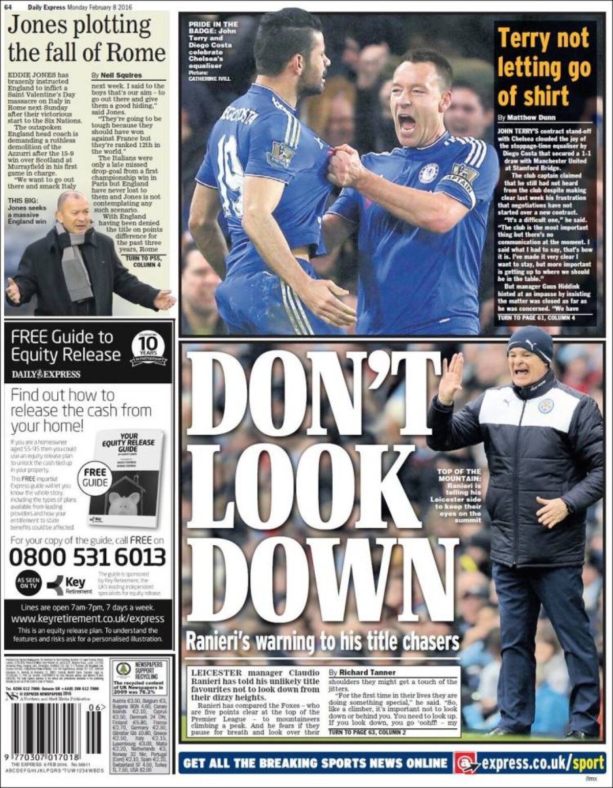 Ce scriu azi ziarele de sport din lume (8 februarie 2016)