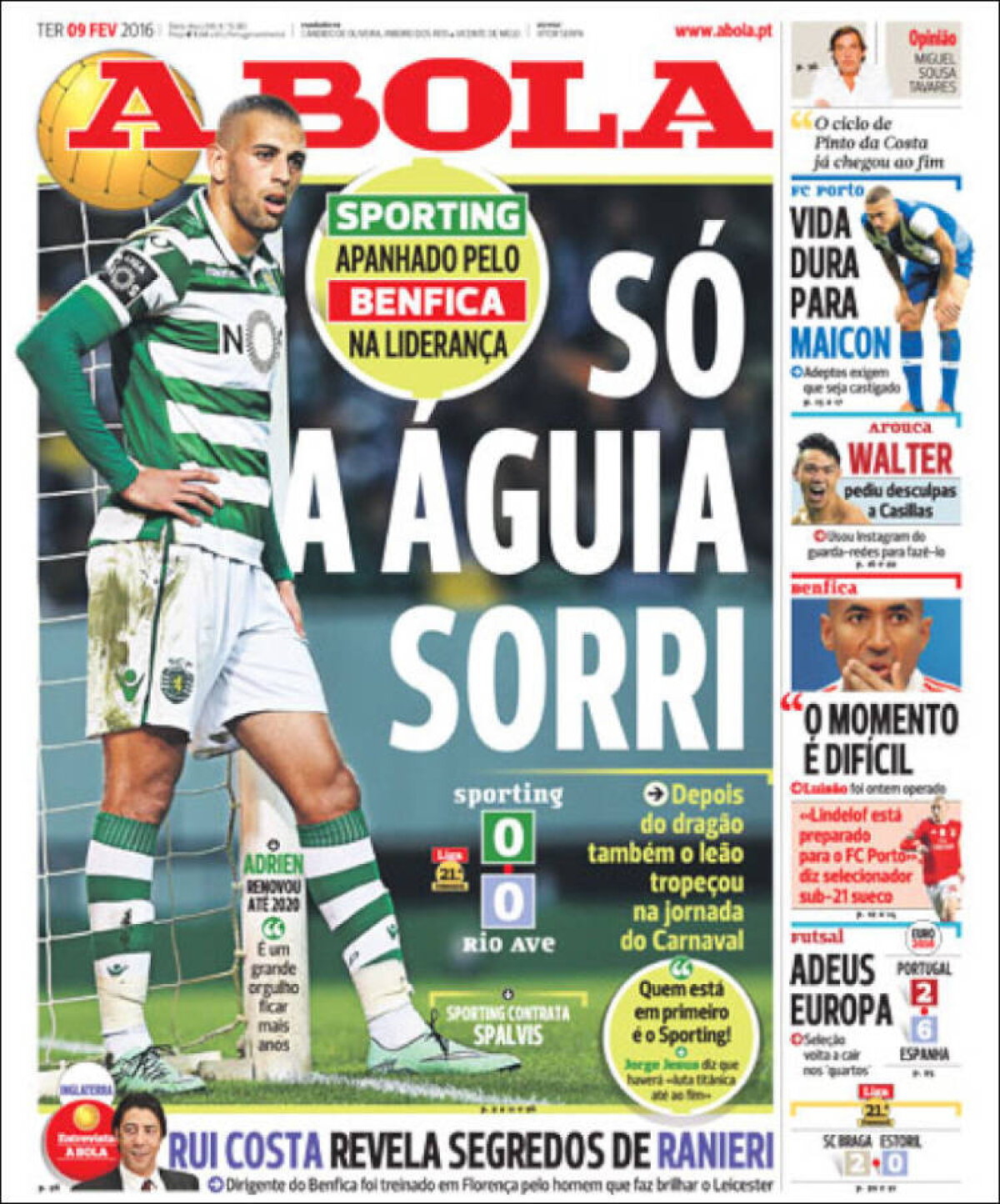 Ce scriu azi ziarele de sport din lume (9 februarie 2016)