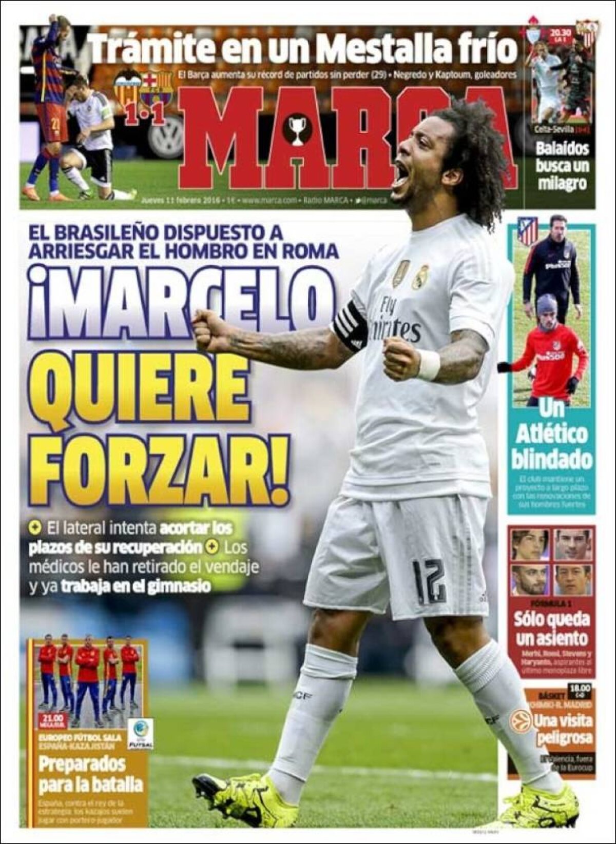 Ce scriu azi ziarele de sport din lume (11 februarie 2016)