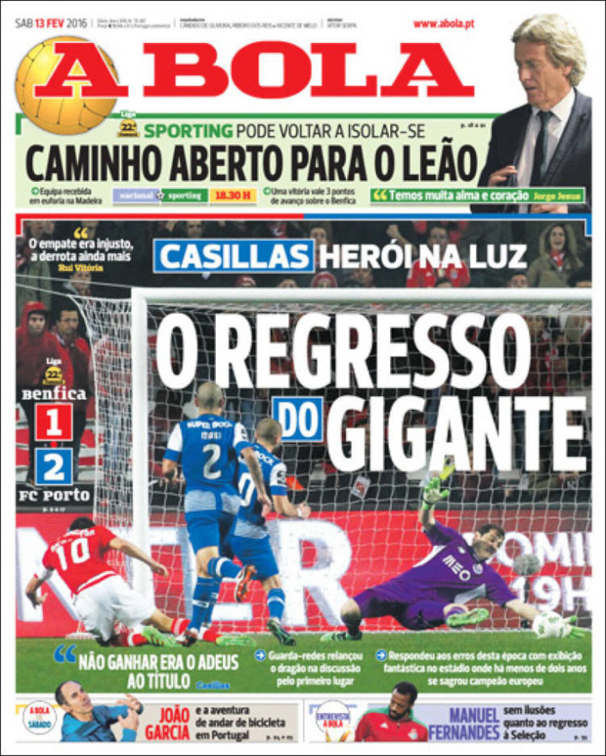 Ce scriu azi ziarele de sport din lume (13 februarie 2016)