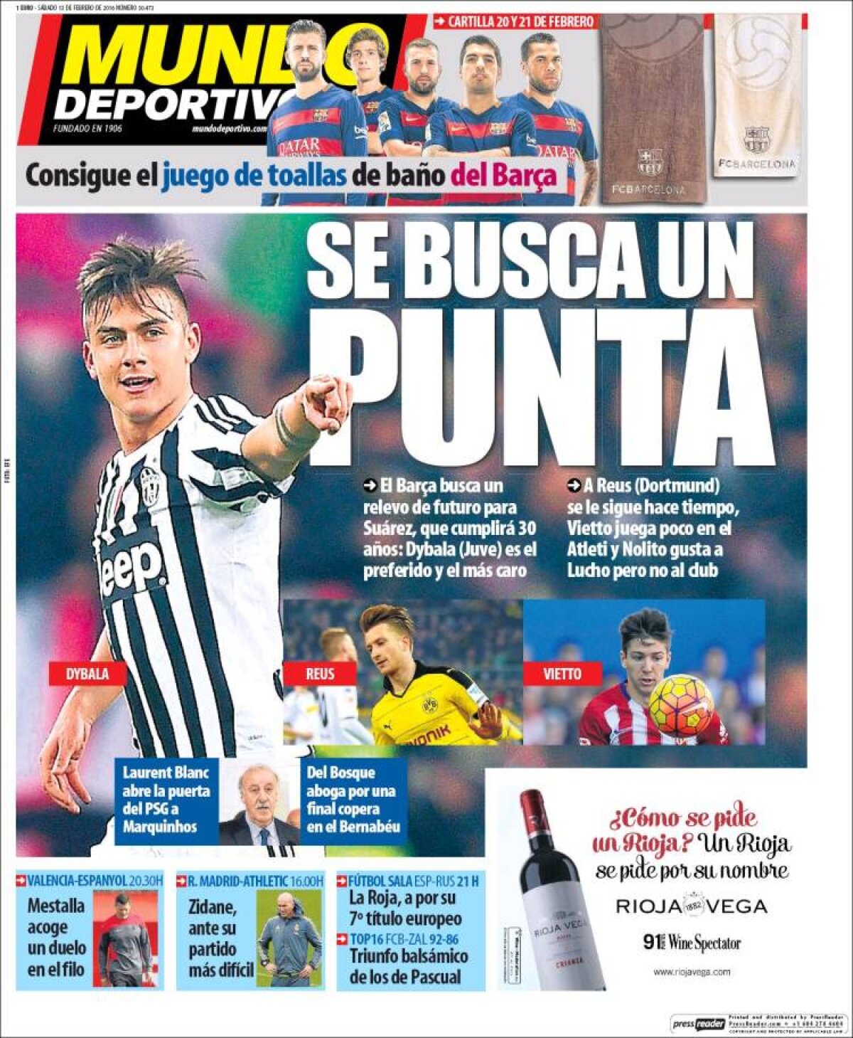 Ce scriu azi ziarele de sport din lume (13 februarie 2016)