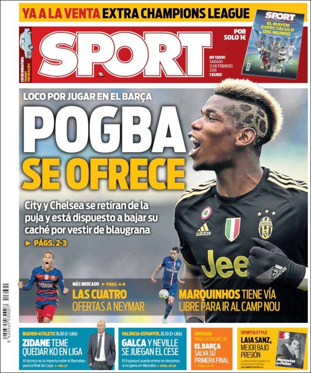 Ce scriu azi ziarele de sport din lume (13 februarie 2016)